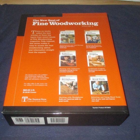 The New Best of Fine Woodworking - Set of 6 Books Volume 2 (2005) Hardcover book - Picture 6 of 12